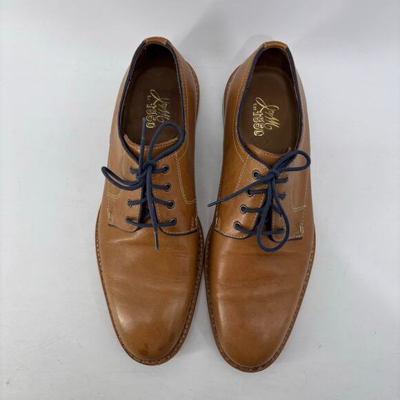 Johnston Murphy J&M 1850 Sz 10.5 Mens Brown Leather Lace Up - Picture 4 of 11